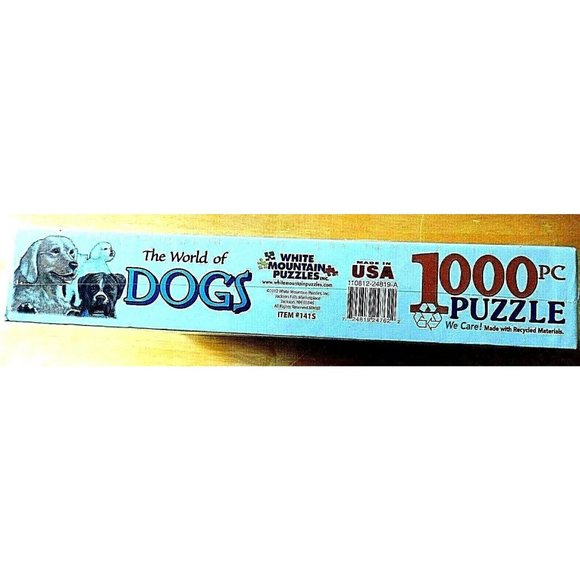 World of Dogs White Mountain Puzzle 1000 pc Jigsaw 141S USA Beagle Pug Terrier - Picture 4 of 10